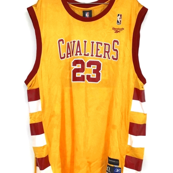 Reebok Other - Lebron James Cavaliers NBA Reebok authentic jersey 75 76 hardwood